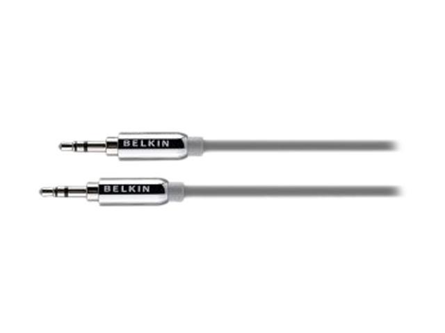 Belkin F8Z181tt03BLKGP iPhone Mini Stereo Cable with Tie 3.5mm Stereo M/M