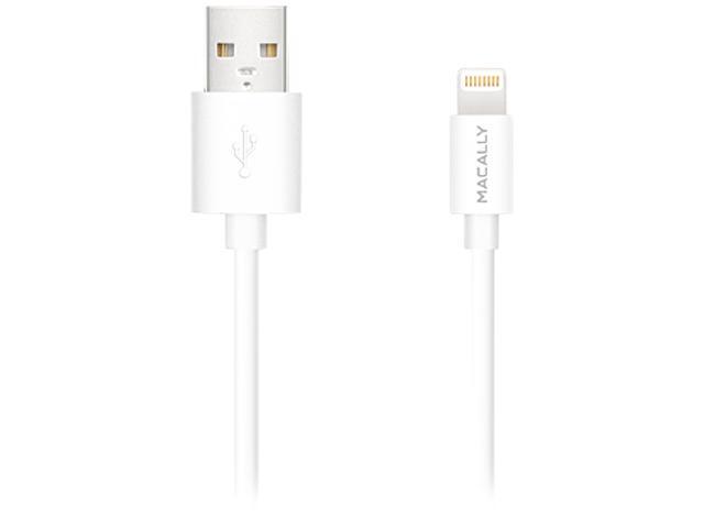 Macally extra long 6 ft white apple 8-pin lightning to usb cable for iphone 5, ipad4, ipad mini, ipod touch 5th gen, ipod ...