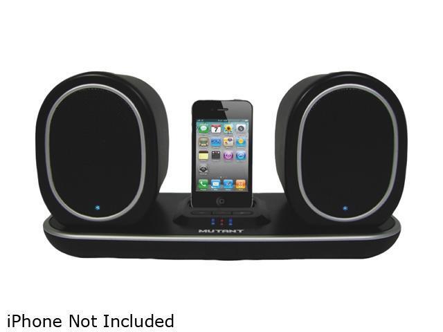 MUTANT Media Ellipse Weatherproof Rechargeable Wireless iPhone Docking Music System MIG-WS203