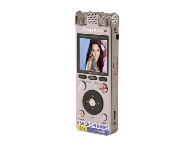 OLYMPUS DM-620 Linear PCM TRESMIC Digital Voice Recorder  - Silver