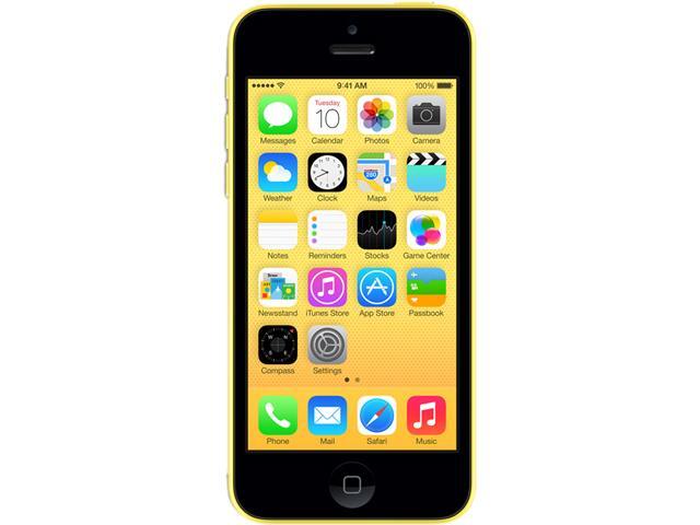 Apple iPhone 5C 8GB 8GB Factory Unlocked GSM Cell Phone 4.0" 1GB RAM Yellow