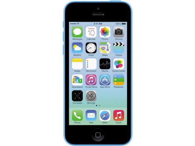 Apple iPhone 5C 8GB Blue Factory Unlocked GSM Cell Phone