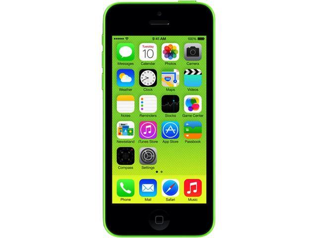 Apple iPhone 5C 8GB 4G LTE 8GB Factory Unlocked GSM Phone Certified Refurbished 4.0" 1GB RAM Green