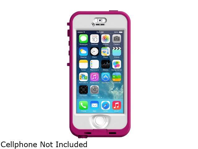 Apple iPhone 5s 16GB 4G LTE 16GB Unlocked GSM Phone + LifeProof Nuud Pink/Clear 4.0" 1GB RAM DDR3 RAM Silver/White