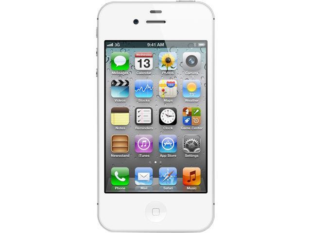 Apple iPhone 4S 16GB 3G Factory Unlocked GSM Cell Phone 3.5" 512MB RAM White