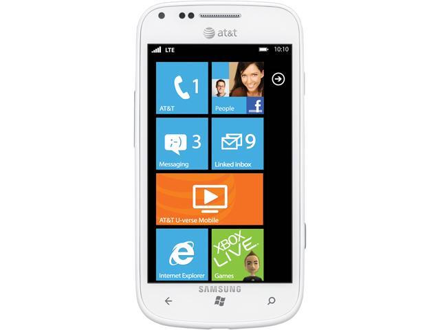 Samsung Focus 2 I667 8GB 4G LTE Unlocked GSM Windows Phone 7 Cell Phone 4.0" White