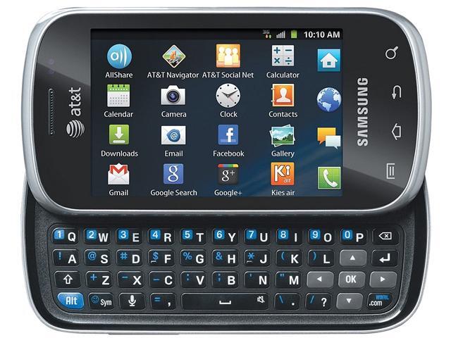 Samsung Galaxy Appeal I827 4GB 3G Unlocked GSM Android Cell Phone 3.2" 512MB RAM Black/Silver 