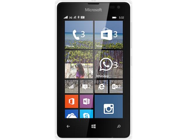 Microsoft LUMIA 532 RM-1034 CV LTAU1 WHITE HS 8GB 3G Unlocked Cell Phone 4.0" 1GB RAM White 