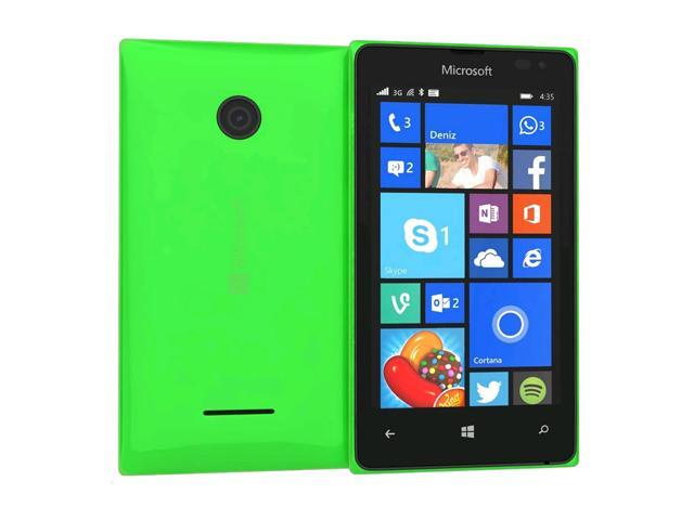Microsoft Lumia 532 RM-1032 Dual SIM 8GB 3G Unlocked Cell Phone 4.0" 1GB RAM Green 
