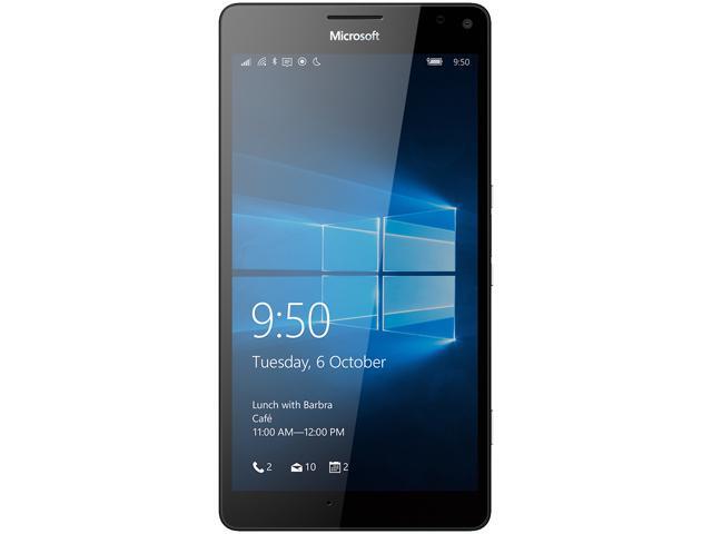 Microsoft Lumia 950 XL RM-1116 32GB 4G LTE Dual SIM Unlocked Cell Phone 5.7" 3GB RAM Black US Unlocked