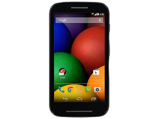 Tracfone Motorola Moto E Android Cell Phone w/ 1200min (400min w/ triple minutes for life handset)