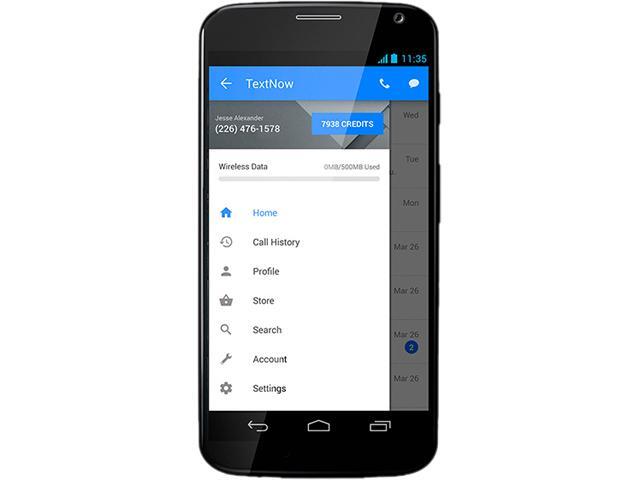 TextNow Motorola Moto G Black Cell Phone