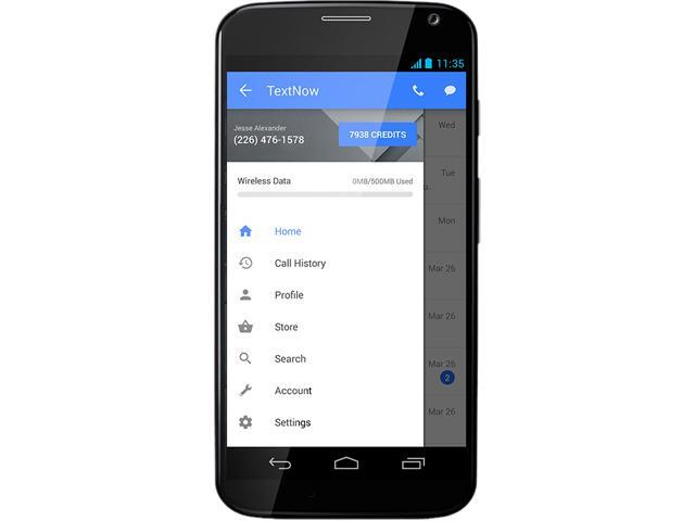 TextNow Motorola Moto X XT1056 Black LTE Cell Phone