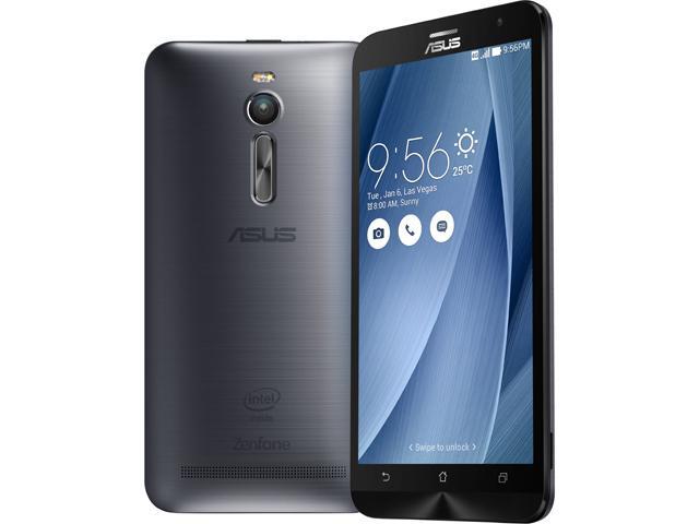 Asus Zenfone 2 Unlocked Smart Phone, 5.5" Silver , 16GB Storage 2GB RAM, US Warranty
