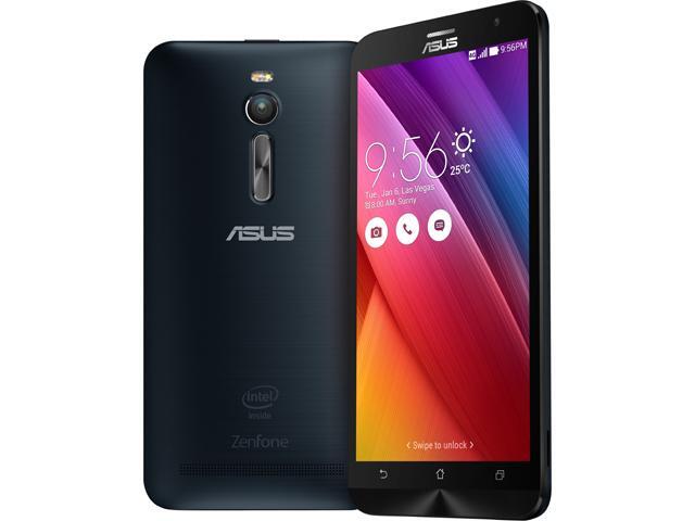 Asus Zenfone 2 Unlocked Smart Phone, 5.5" Black, 64GB Storage 4GB RAM, US Warranty