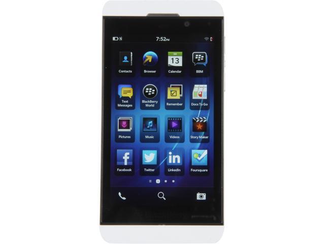 BlackBerry Z10 STL100-3 16GB 4G LTE Unlocked GSM OS 10 Cell Phone 4.2" 2GB RAM White 
