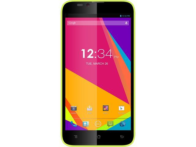 Blu Dash 5.5 D470L Yellow Unlocked GSM Dual-SIM HSPA+ Phone