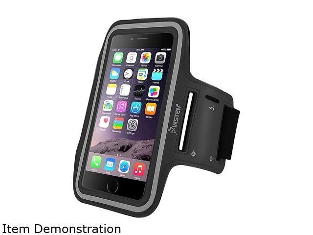 Insten Black Sportband with built-in Key Holder For Apple iPhone 6 Plus (5.5-inch) 2036826