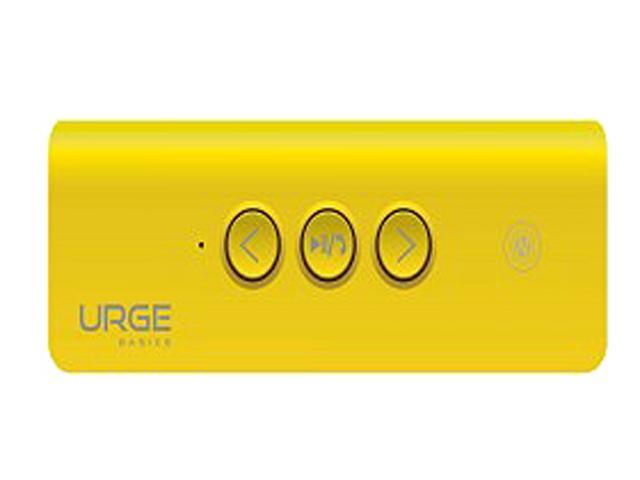 URGE Basics UG-SBPLUS-YLW Yellow SOUNDBRICK PLUS Bluetooth & NFC Compatible Speaker 