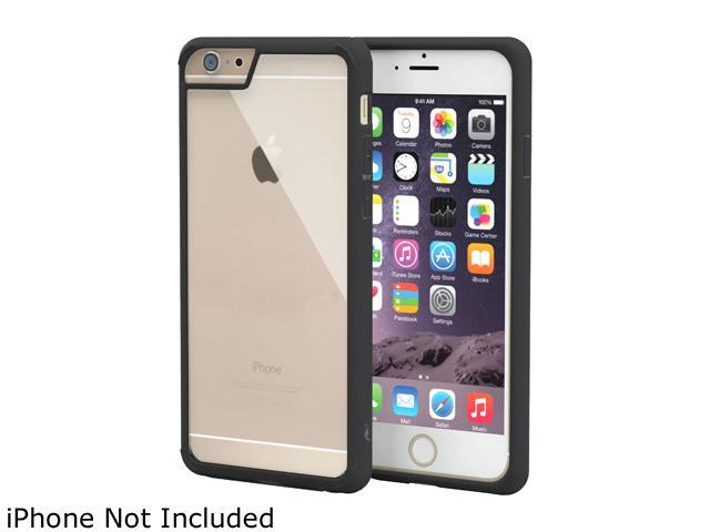 rooCASE Black PLEXIS IMPAX Hybrid PC TPU Case Cover for Apple iPhone 6 Plus 5.5 RCIPH65.5IXBK