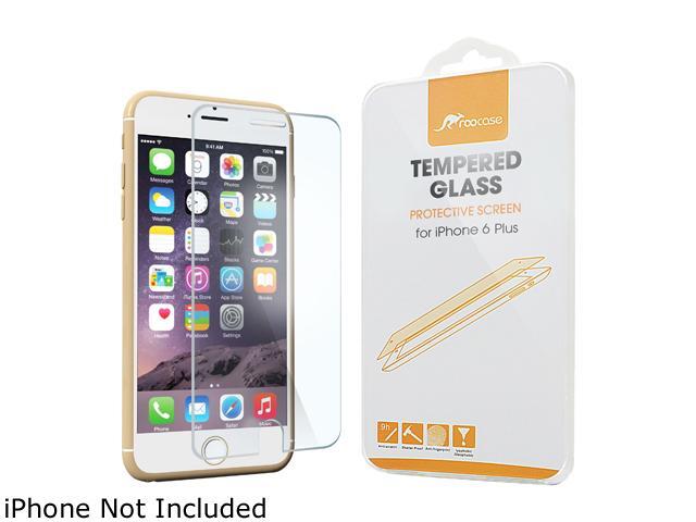 roocase Premium Real Tempered Glass Screen Protector Guard for Apple iPhone 6 Plus / 6S Plus 5.5-inch