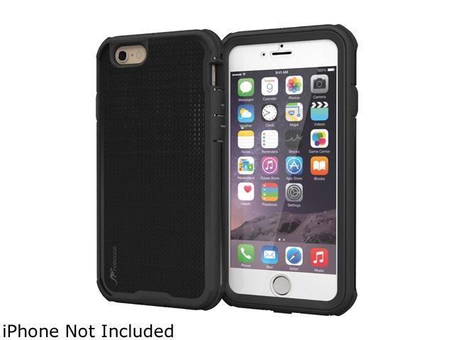 roocase VersaTough Heavy Duty PC TPU Armor Case Cover for Apple iPhone 6 / 6S 4.7-inch, Black