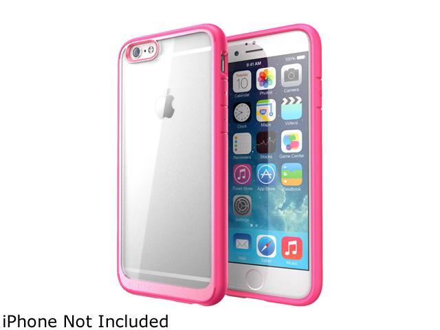 i-Blason Halo Clear/Pink Scratch Resistant Transparent Hybrid Case with TPU Bumper for iPhone 6 Plus / 6s Plus iPhone6-5.5-Halo-ClearPink