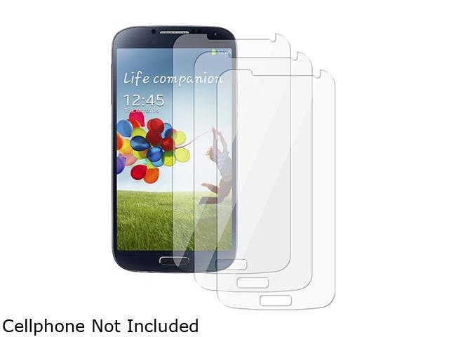 Insten 3-Pack Reusable Clear Screen Protector Shield Compatible with Samsung Galaxy S4 / SIV i9500