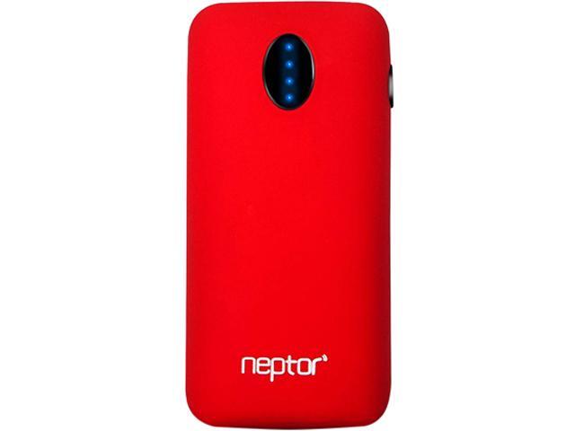 Eagle Tech Neptor Red 5600 mAh Portable Battery Pack w/ LED Flash Light ET-NP056K-RD