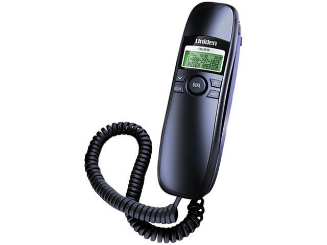 Uniden 1260BK Slimline Caller ID Corded Phone