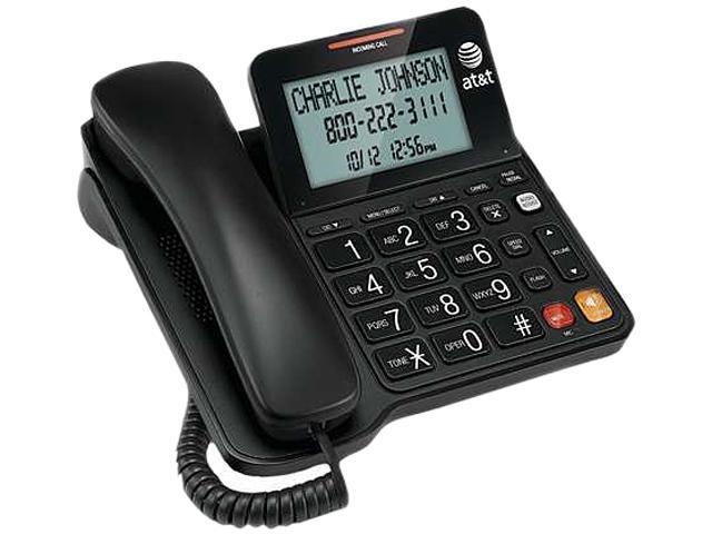 AT&T CL2940 Corded Speakerphone with Display - BLACK