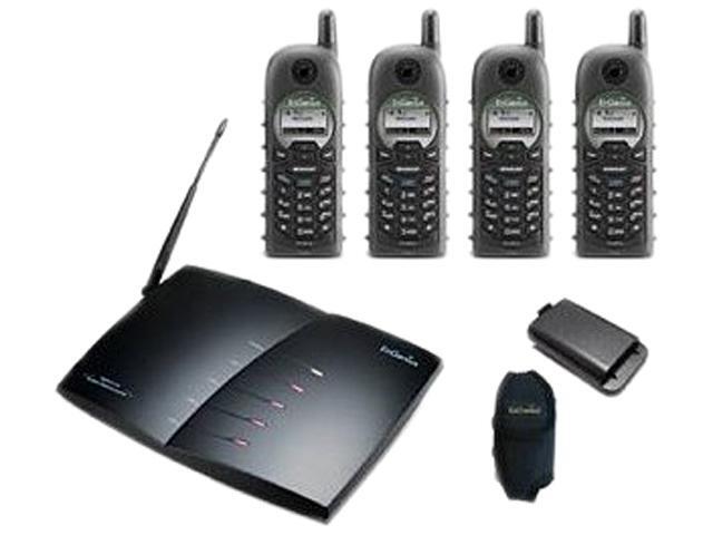 EnGenius DURAFON PRO-PIA 902-928 MHz  (Base Unit) 902-928 MHz  (Portable Handset) 4X Handsets Multi-Line Long Range Industrial ...