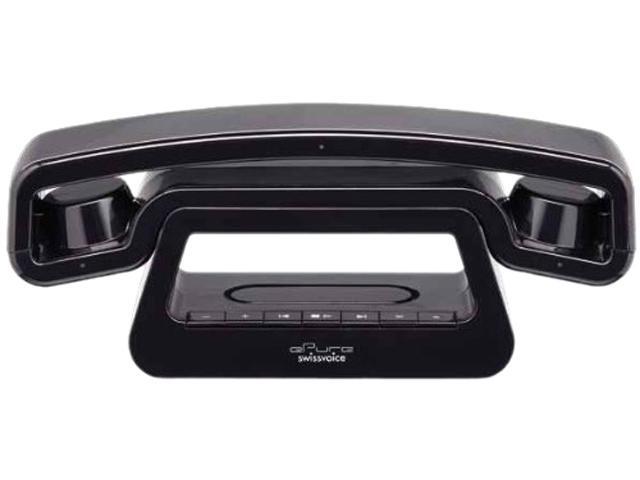 Swissvoice SWV-20406931 1.9 GHz Analog DECT 6.0 1X Handsets Designer DECT 6.0 Phone with Answer Machine