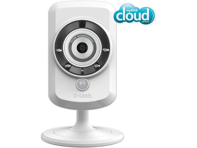 D-Link DCS-942L Cloud Wireless IP Camera, 640x480 Resolution, Night Vision, Video Storage with microSD slot, mydlink enabled