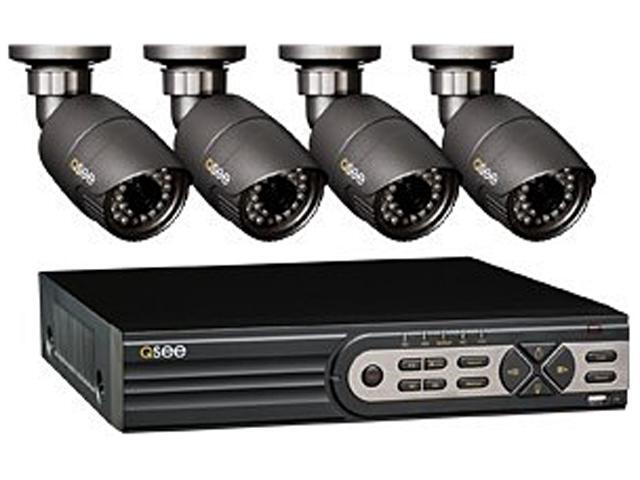 Q-See QT728-4G7-1 8Channel SDI DVR Kit w/ 1TB HDD, 4xHD 720P Outdoor Day/Night Camera