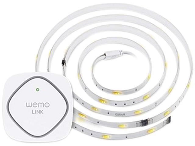 Belkin F5Z0597 WeMo + OSRAM LIGHTIFY Flex RGBW Starter Set, Control the Color & Brightness