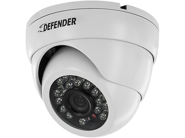 Defender 21318 800TVL MAX Resolution BNC Pro Single 800TVL Ultra High Resolution Widescreen Indoor/Outdoor Dome Security ...