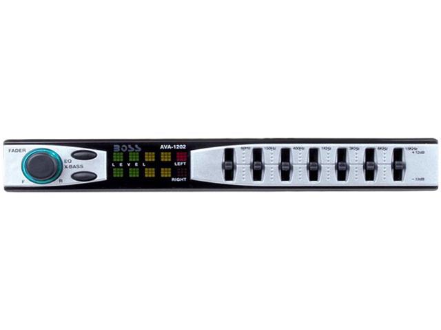 BOSS AUDIO AVA1202 7 Band Preamp Equalizer