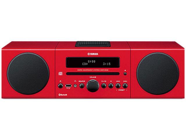 YAMAHA Desktop Audio Bluetooth System, Red MCR-B142RE