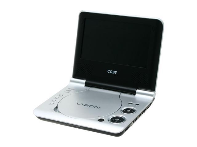 COBY V-ZON 7" WIDESCREEN PORTABLE DVD PLAYER