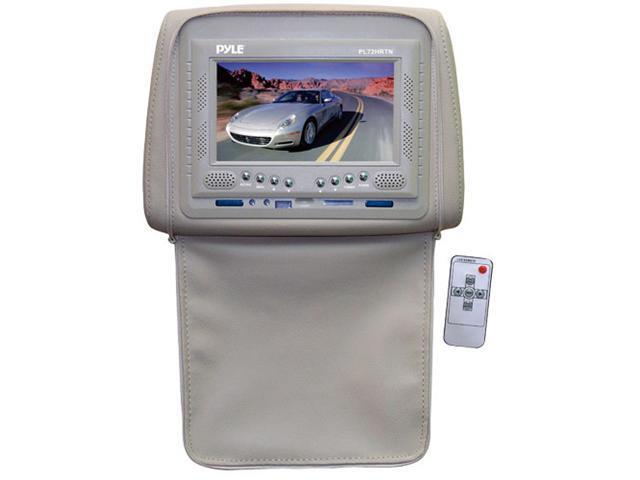 PYLE 7" Adjustable Headrest Monitor w/ IR Transmitter & Cover (Tan)