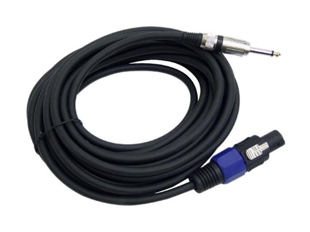 Pyle Model PPSJ30 30 feet 12 Gauge Professional Speaker Cable Speakon to 1/4"
