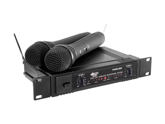 PylePro PDWM2600 Dual UHF Wireless Microphone System