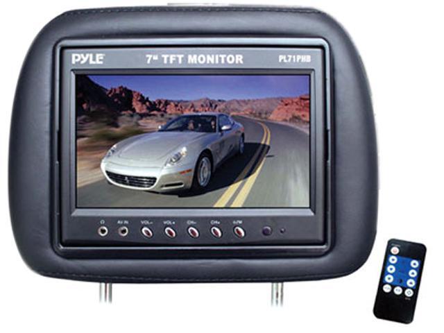 PYLE 7" Black Adjustable Headrest TFT-LCD Monitors (Pair)