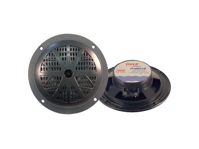 Pyle 100 Watts 5.25" 2 Way Black Marine Speakers