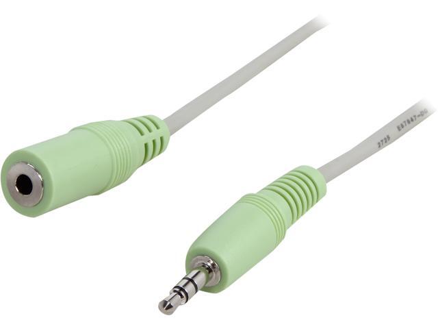 C2G 27408 6 ft. 3.5mm Stereo Audio Extension Cable (PC-99 Color-Coded) M-F