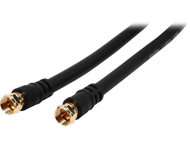 C2G 29132 6 ft. Value Series F-Type RG6 Coaxial Video Cable 