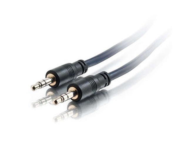 C2G 40518 50 ft. Plenum-Rated 3.5mm Stereo Audio Cable with Low Profile Connectors M-M