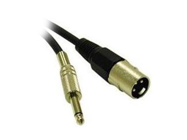 C2G Model 40036 12 ft. Pro-Audio XLR Male to 1/4in Male Cable M-M