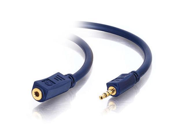 C2G 40611 50 ft Velocity 3.5mm Stereo Audio Extension Cable M-F